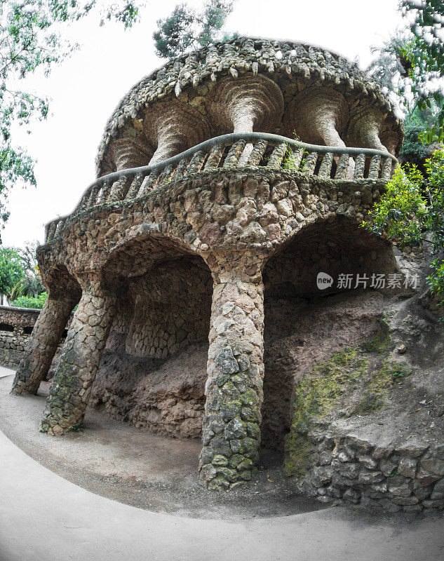 Park Guell，西班牙巴塞罗那